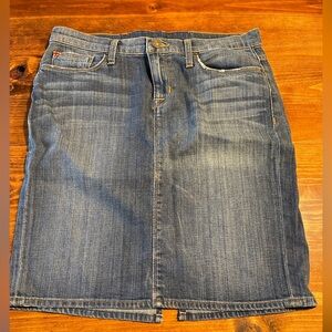 Hudson Denim knee-length skirt